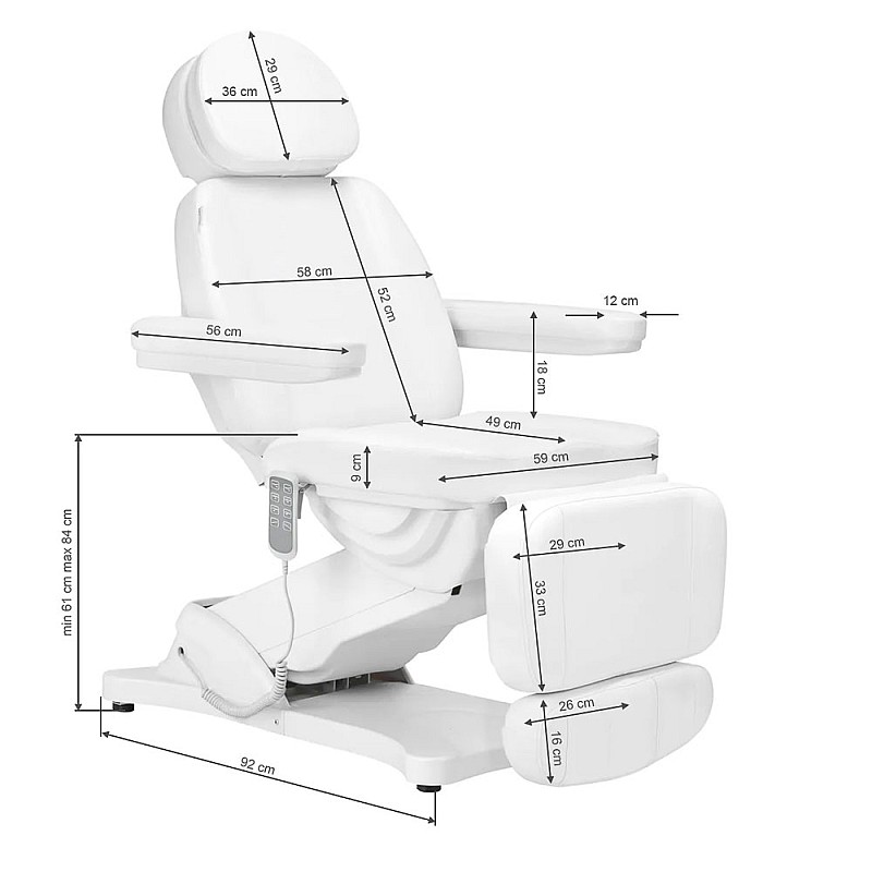 Електрическа козметична кушетка Sillon Classic 4 мотора