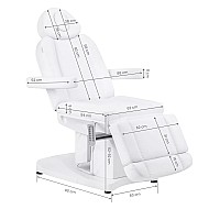 Електрическа кушетка 4 мотора Electric Beauty Chair Azzurro 708A