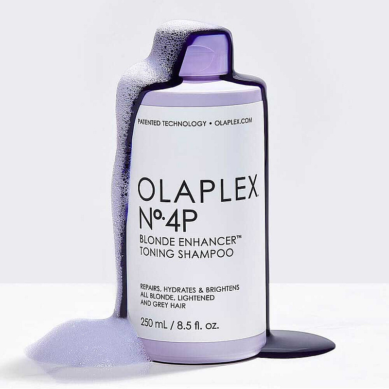 Тониращ шампоан за възстановяване на руса коса Olaplex Blond Enhancer Toning Shampoo 4P 250ml