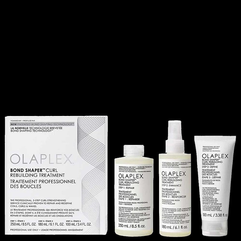 Възстановяващ комплект за къдрава коса Olaplex Bond Shaper Curl Rebuilding Treatment