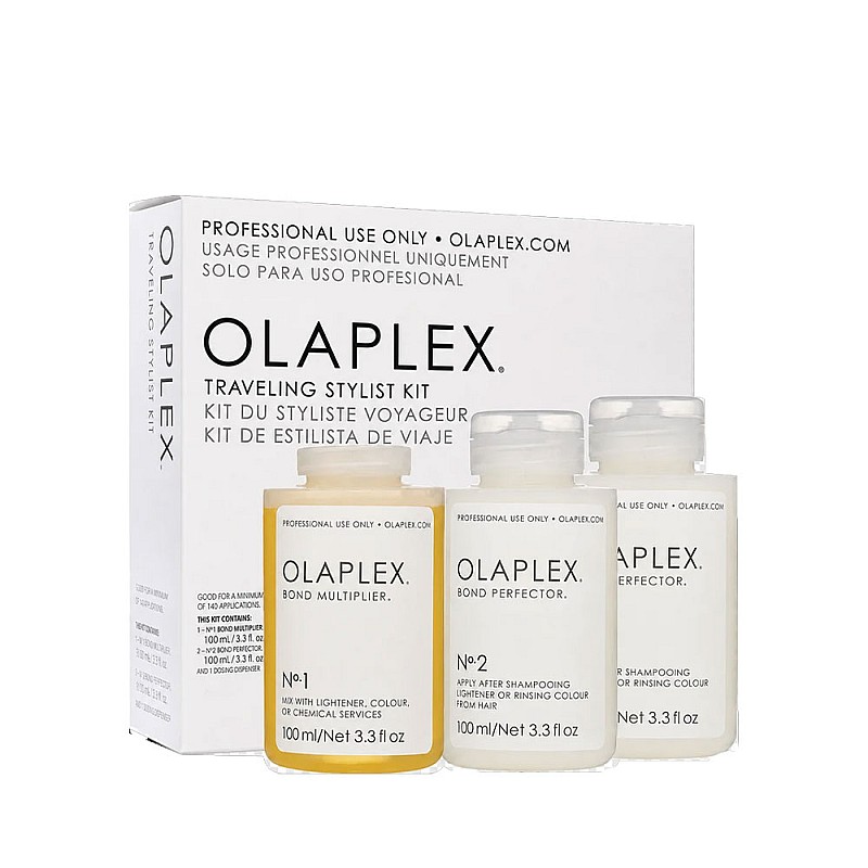 Професионален комплект за защита на косата при боядисване Olaplex Traveling Stylist Kit