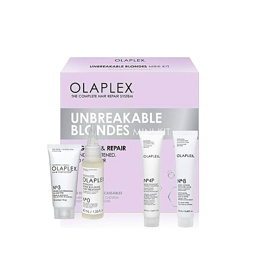 Възстановяващ комплект за руса коса Olaplex Unbreakable Blondes Mini Kit