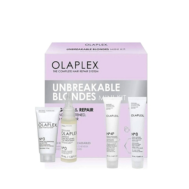 Възстановяващ комплект за руса коса Olaplex Unbreakable Blondes Mini Kit
