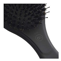 Четка за разресване с глигански косъм черна Olivia Garden Expert Care Oval