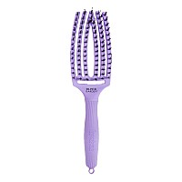 Четка за коса комбинирана с естествен косъм Olivia Garden Fingerbrush Lavender