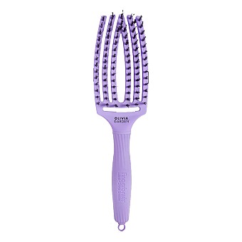 Четка за коса комбинирана с естествен косъм Olivia Garden Fingerbrush Lavender