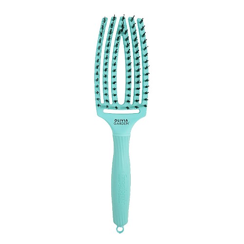 Четка за коса комбинирана с естествен косъм Olivia Garden Fingerbrush Mint