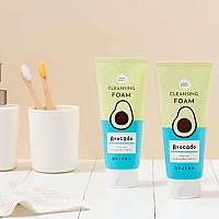 Почистваща и озаряваща пяна за лице с авокадо Orjena Smile Day Cleansing Foam Avocado 180ml