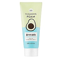 Почистваща и озаряваща пяна за лице с авокадо Orjena Smile Day Cleansing Foam Avocado 180ml