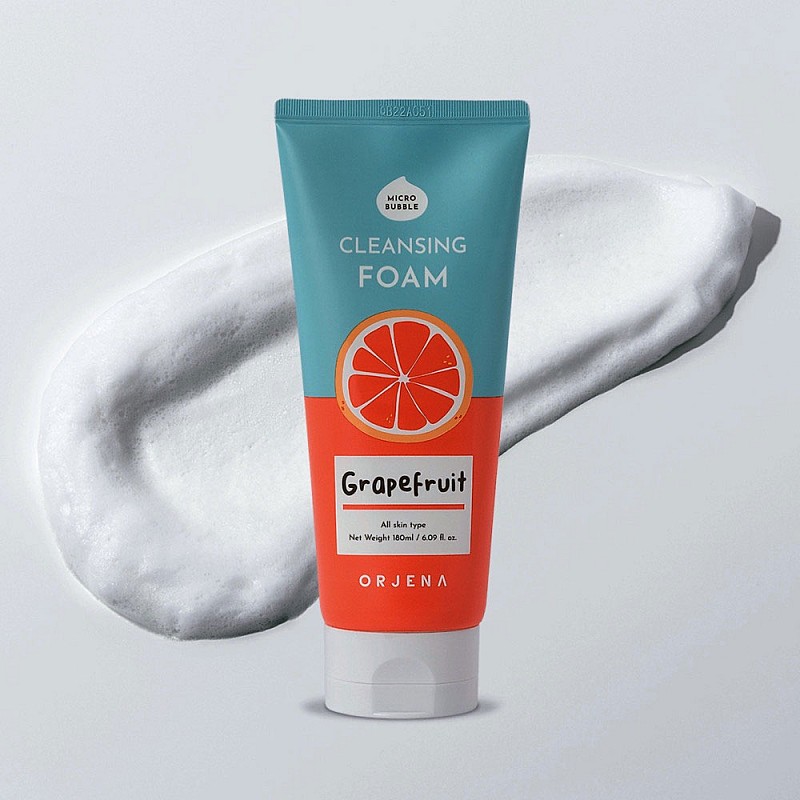 Почистваща пяна за лице с грейпфрут Orjena Smile Day Cleansing Foam Grapefruit 180ml