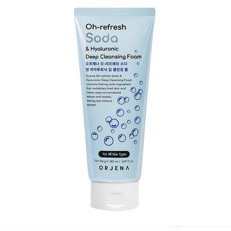 Дълбоко почистваща пяна Orjena Oh-Refresh Soda & Hyaluronic Deep Cleansing Foam 180ml