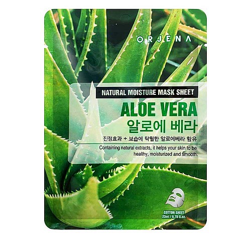 Шийт маска с успокояващ ефект и Алое Orjena Natural Aloe Moisture Sheet Mask