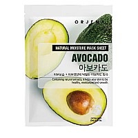 Шийт маска за лице с екстракт от Авокадо Orjena Natural Avocado Moisture Sheet Mask