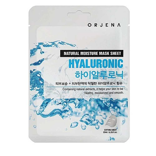 Шийт маска с хиалуронова киселина Orjena Natural Moisture Hyaluronic Mask Sheet