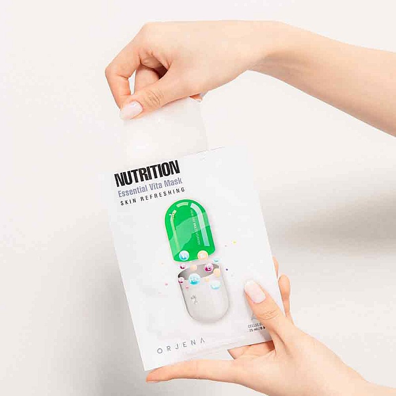 Витализираща шийт маска Orjena Nutrition Essential Vita Mask Skin Refreshing