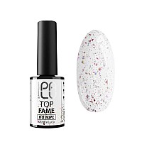 Топ лак със златно розови частици Palu Top Fame11g