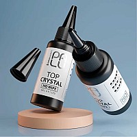 Кристален топ гел лак без лепкав слой - пълнител PALU Top Coat Crystal No Wipe 50g