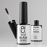 Кристален топ гел лак без лепкав слой PALU Top Coat Glaze No Wipe 11g