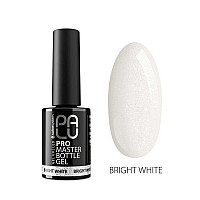 Гел в бутилка бял с частици Palu Pro Master Bottle Gel Bright White 11g