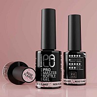 Гел в бутилка розов с частици Palu Pro Master Bottle Gel Rose Flakes 11g