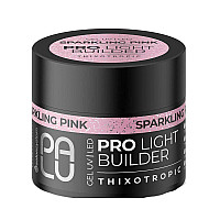 Изграждащ гел Palu Pro Light Builder Sparkling Pink 45g