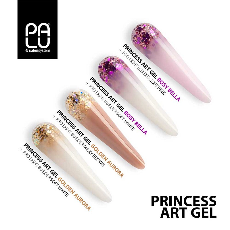 Гел за декорации розово Palu Princess Art Gel Rosy Bella 10g