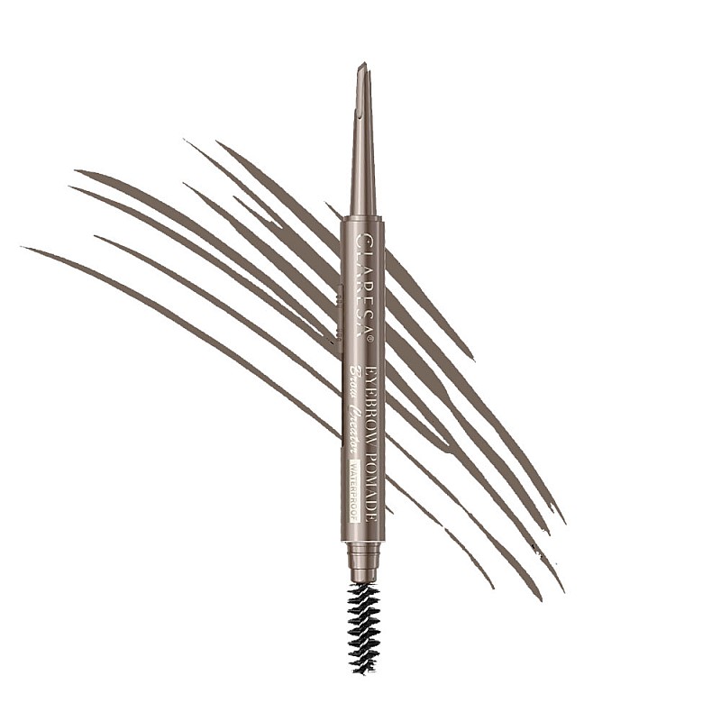 Водоустойчив молив за вежди Claresa Eyebrow Pomade Pencil 01 Taupe Eyecos 0.17g