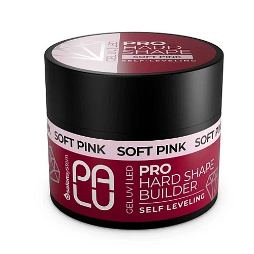 Изграждащ гел Palu Pro Hard Shape Builder Gel Soft Pink 45g