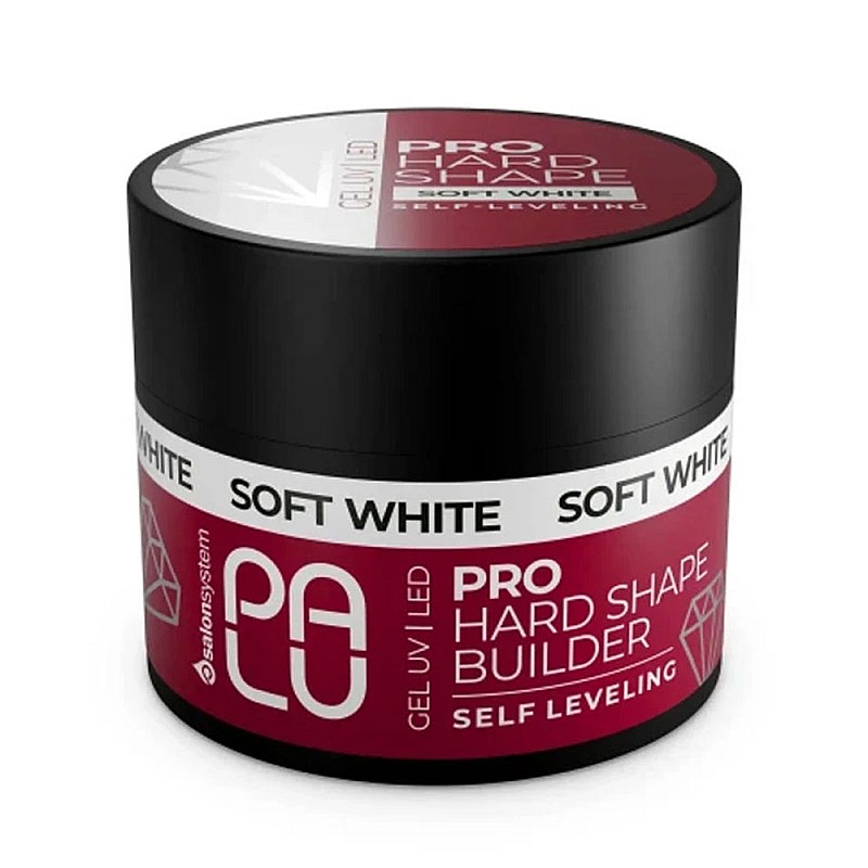 Изграждащ гел бял Palu Pro Hard Shape Builder Gel Soft White 45g
