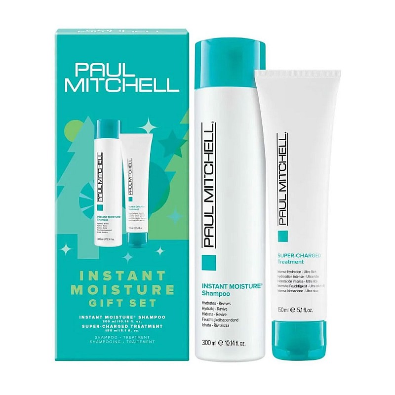 Коледен хидратиращ комплект за суха коса Paul Mitchell Instant Moisture Duo 