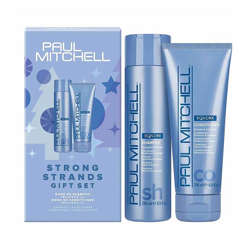 Коледен комплект за възстановяване на увредена коса Paul Mitchell Bond Rx Duo