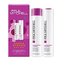 Коледен комплект за слаба и увредена коса Paul Mitchell Super Strong Duo