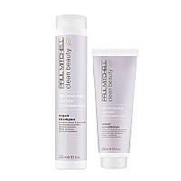 Възстановяващ комплект за суха и изтощена коса Paul Mitchell Clean Beauty Repair X-Mas Duo