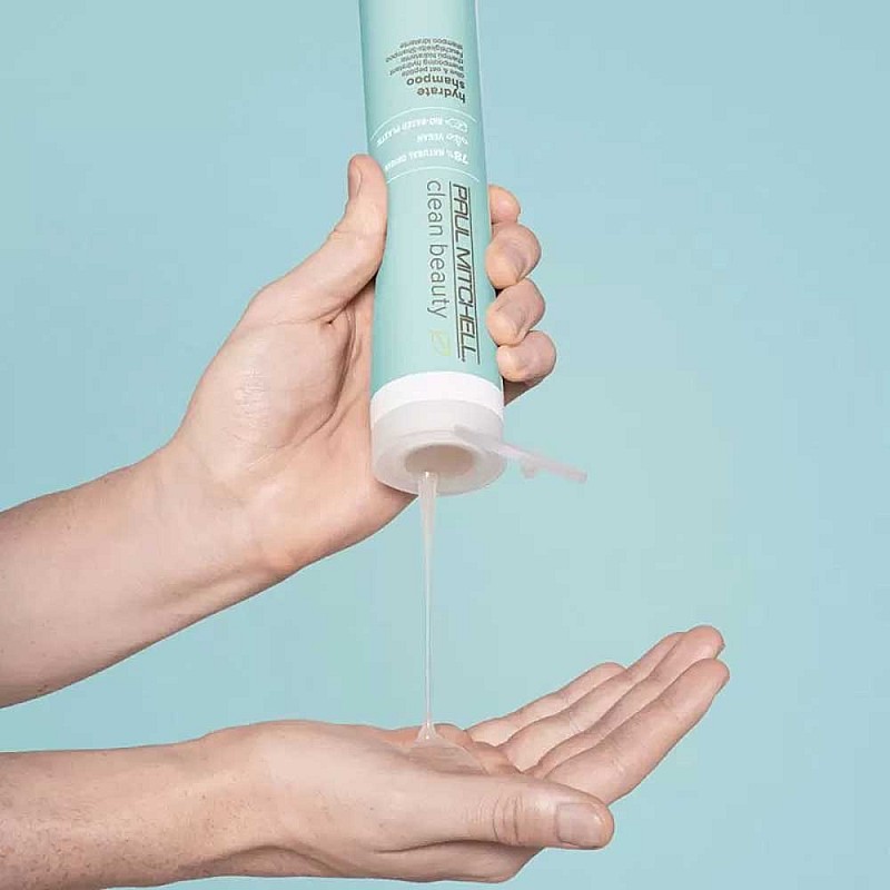 Дълбоко хидратиращ комплект за суха коса Paul Mitchell Clean Beauty Hydrate Duo