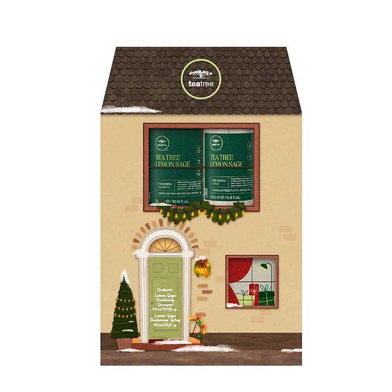 Енергизиращ комплект за обем и плътност на тънка коса Paul Mitchell Tea Tree Lemon Sage Duo