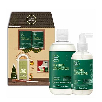 Енергизиращ комплект за обем и плътност на тънка коса Paul Mitchell Tea Tree Lemon Sage Duo