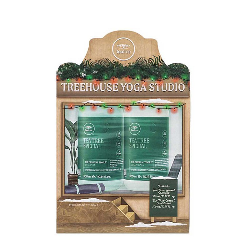 Kомплект за дълбоко почистване на скалпа и съживяване на косата Paul Mitchell Tea Tree Special Duo