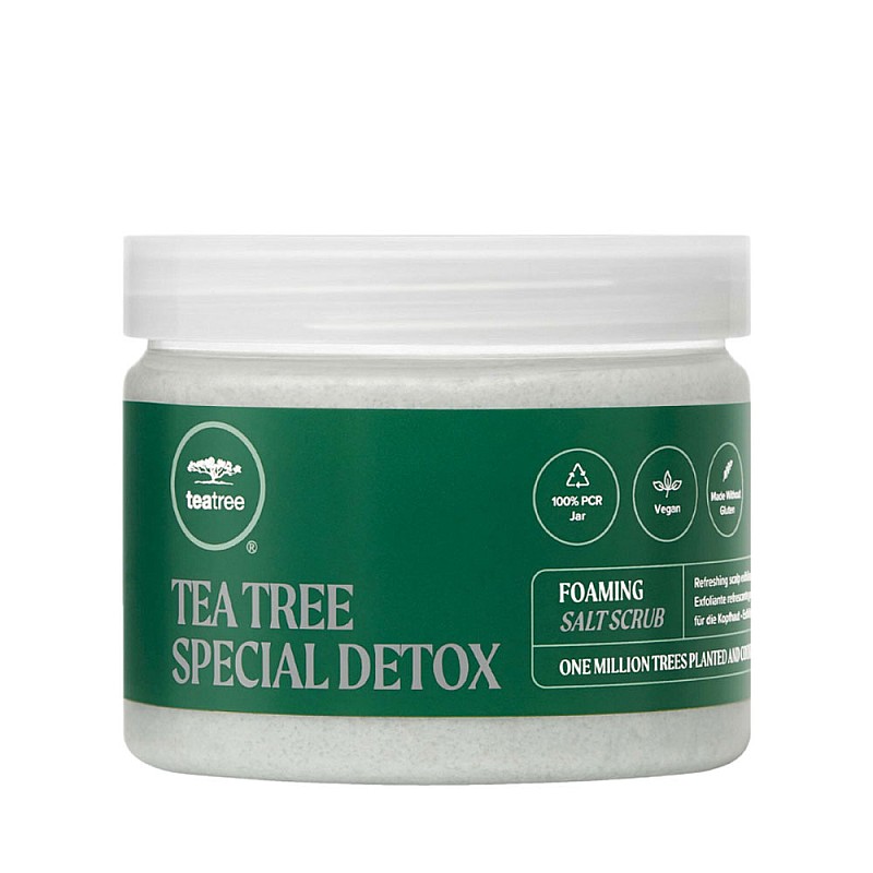 Скраб за сух скалп Paul Mitchell Tea Tree Special Detox Foaming Salt Scrub 184g