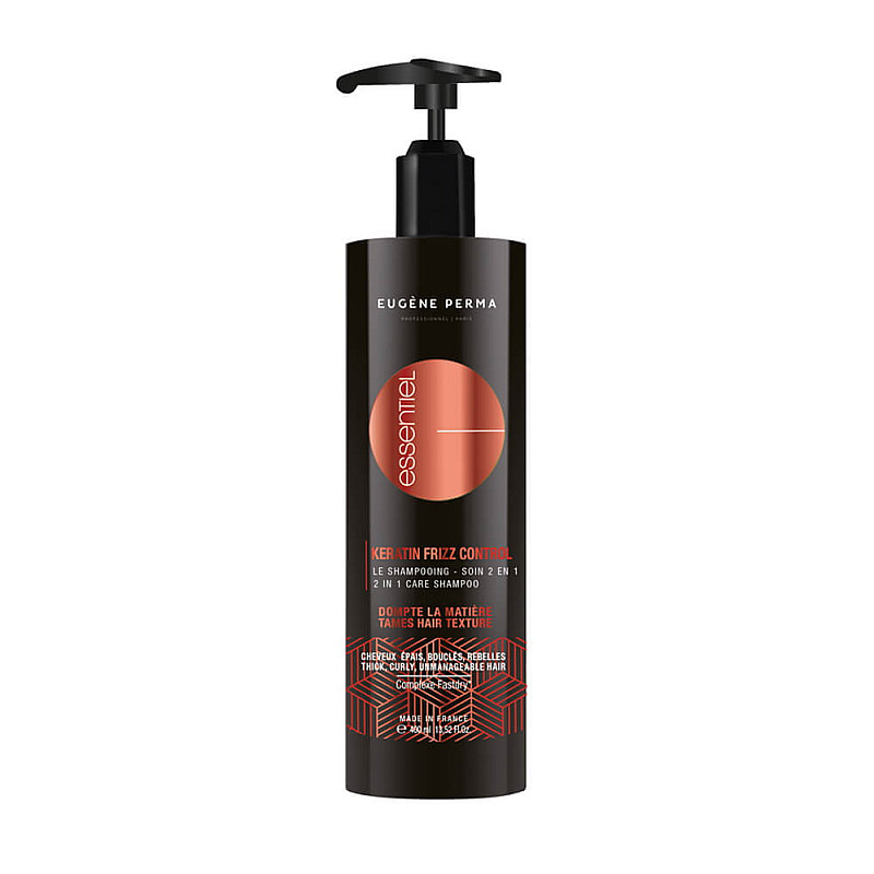 Възстановяващ шампоан за къдрава коса Eugene Perma Keratin Frizz Control Shampoo 400ml