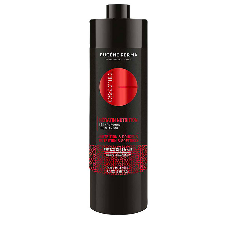 Шампоан с кератин за изтощена коса Eugene Perma Essentiel Nutrition Keratin shampoo 1000ml