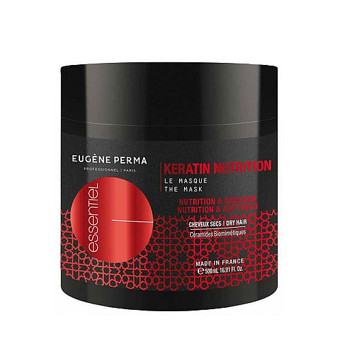 Подхранваща маска за изтощена коса Eugene Perma Essentiel Keratin Nutrition Mask 500ml