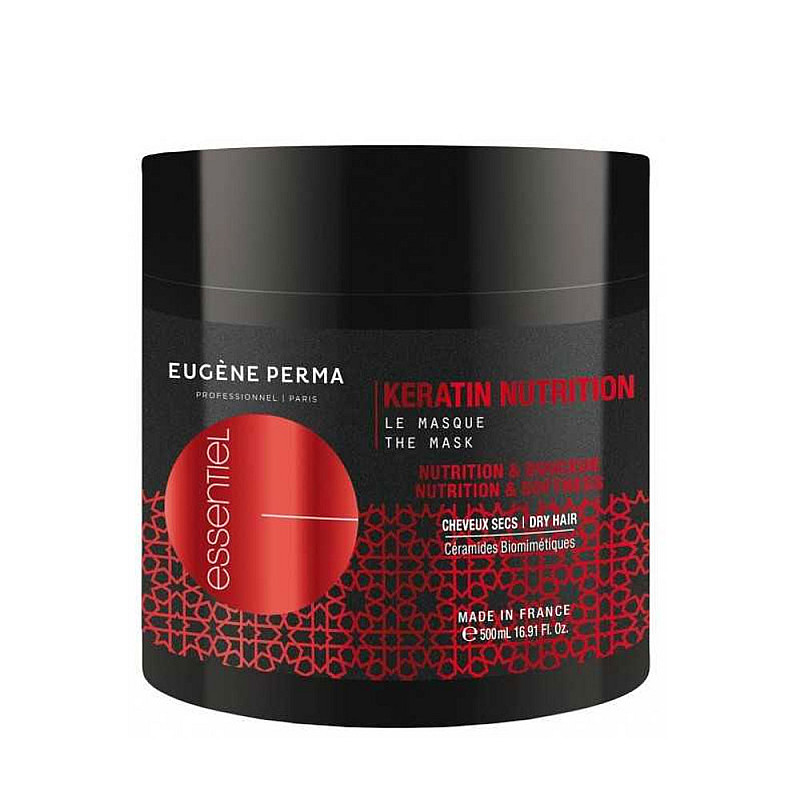 Подхранваща маска за изтощена коса Eugene Perma Essentiel Keratin Nutrition Mask 500ml