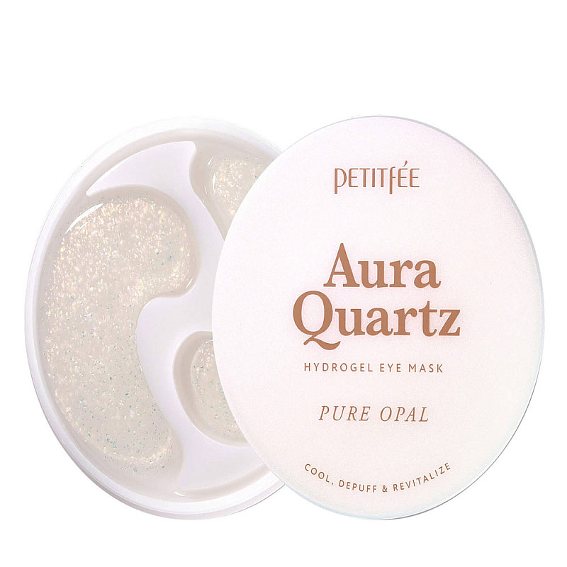 Диамантени пачове за очи Petitfee Aura Quartz Hydrogel Eye Patch 40бр