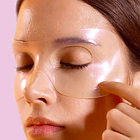 Маска за околоочен контур Petitfee Aura Quartz Hydrogel Eye Zone Mask Iridescent Lavender