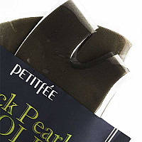 Шийт маска за лице с черни перли и злато Petitfee Black Pearl & Gold Hydrogel Mask