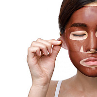 Хидрогелна маска за лице с какао Petitfee Cacao Energizing Hydrogel Face Mask