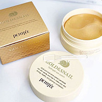 Пачове за очи със злато и охлювен муцин Petitfee Gold&Snail Eye Patch 60бр