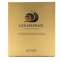 Хидрогелна маска за зряла кожа със злато Petitfee Gold & Snail Mask 