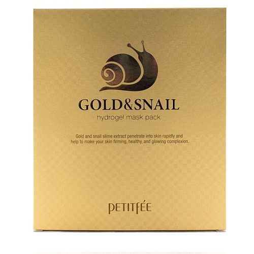 Хидрогелна маска за зряла кожа със злато Petitfee Gold & Snail Mask 