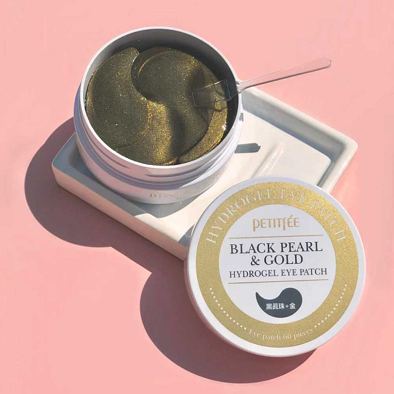 Пачове за очи Petitfee Black Pearl & Gold Hydrogel Eye Patch 60pcs